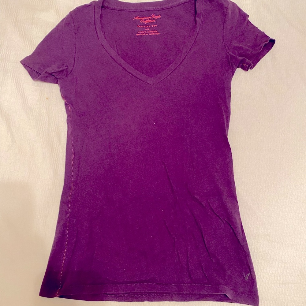 Plain purple tee